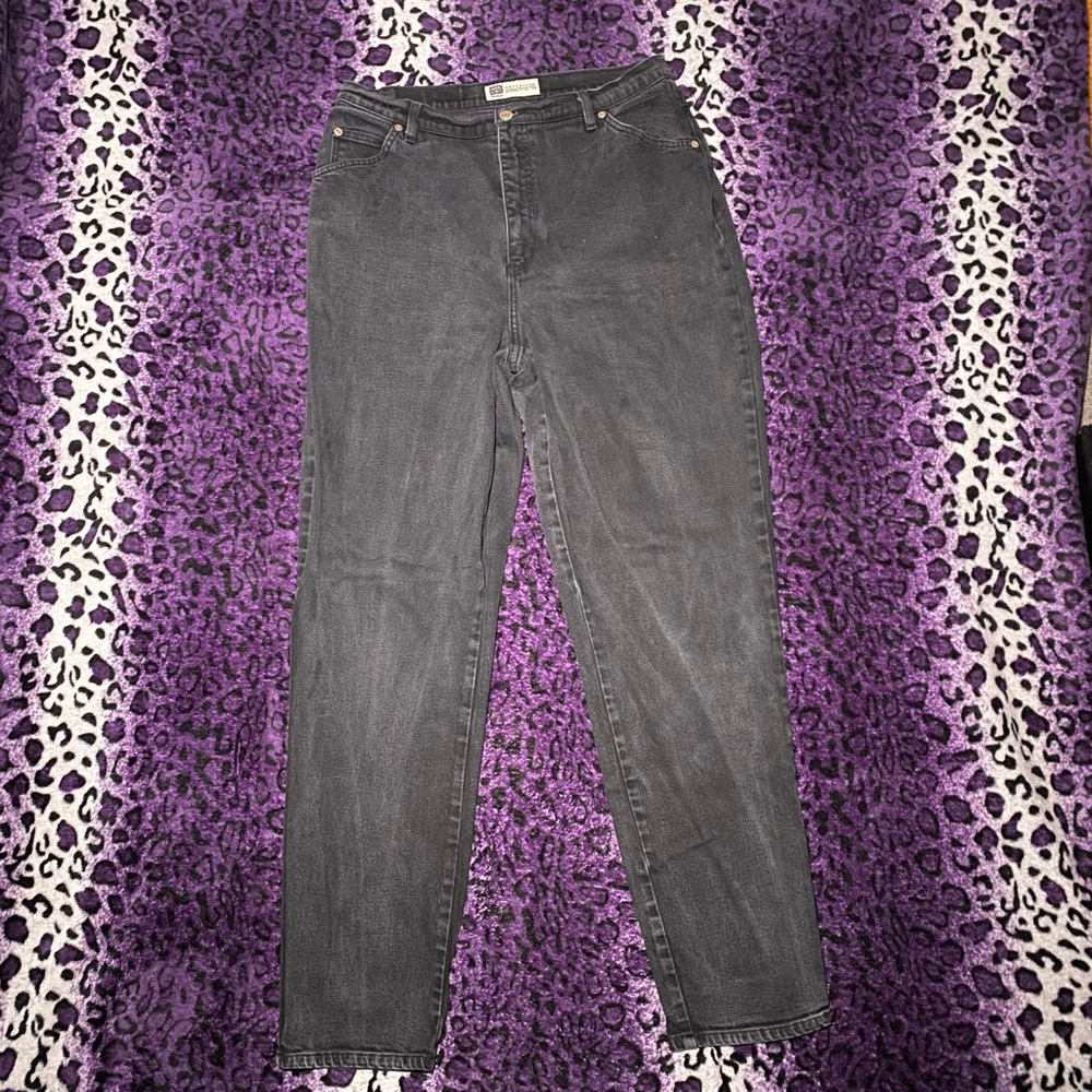 Faded Glory High Waisted, Straight Leg Jeans